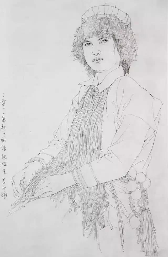 1575016622831618.jpg 中国美术黄播
徐默教授在云南大学进行人物线描